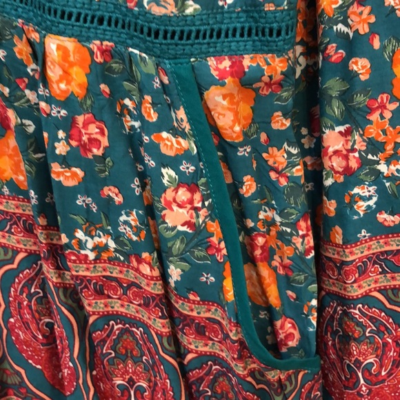 Tulle & Batiste Jamawar Rose Blouse - Picture 5 of 10